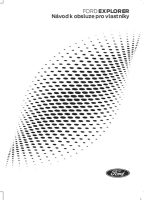 Ford Explorer - Navod k obsluze 2024-2025 CZ 